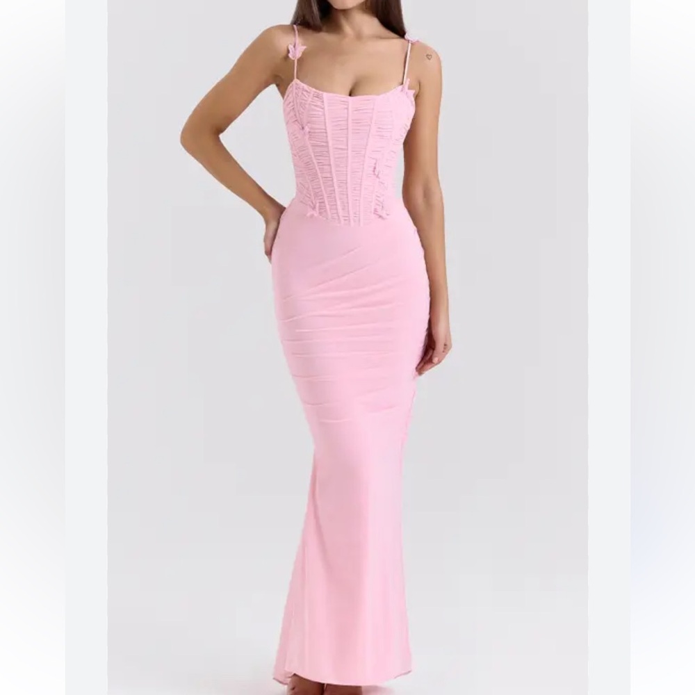House of CB Pink Maxi Dress